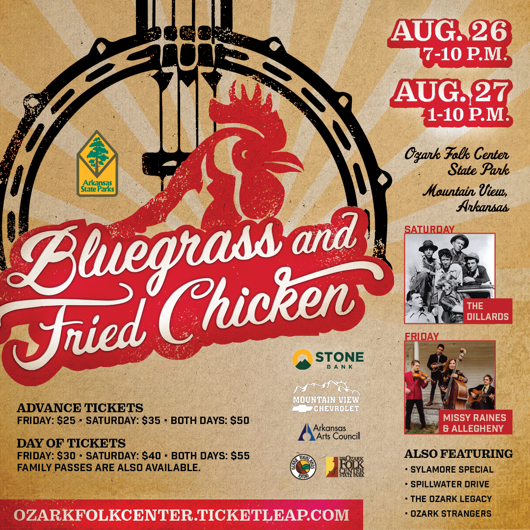 Bluegrass & Fried Chicken Festival at Ozark Folk Center State Park