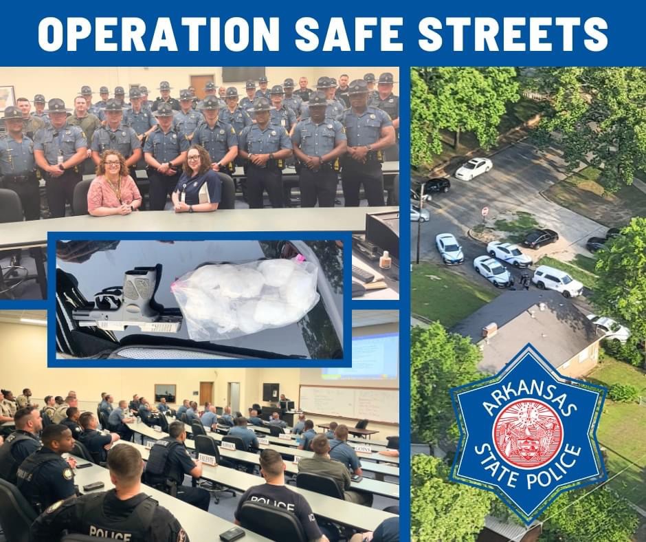 Arkansas State Police Reports Arrest From Operation Safe Streets